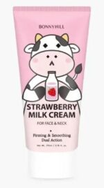 آبرسان و سفت کننده شیر و توت فرنگی بونیهیل مدل Bonnyhill - Firming and Smoothing Strawberry Milk Cream