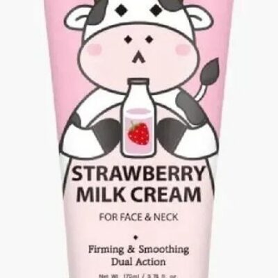 آبرسان و سفت کننده شیر و توت فرنگی بونیهیل مدل Bonnyhill - Firming and Smoothing Strawberry Milk Cream