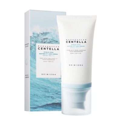 ضد آفتاب سرمی هیالو سیکا اسکین 1004 مدل Skin 1004 madagascar centella hyalu cica water fit sun serum