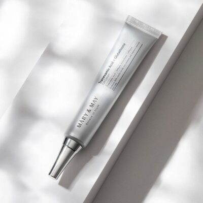 کرم دور چشم ترانگزمیک اسید و گلوتاتیون از برند مری اند می مدل MARY & MAY - Tranexamic Acid + Glutathione Eye Cream