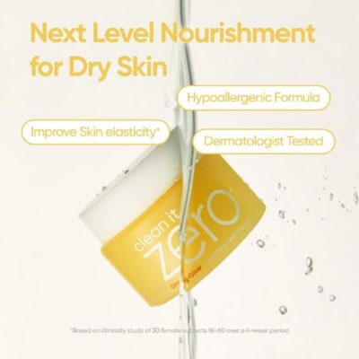 بالم پاک‌کننده مغذی بانیلا زیرو مدل زرد مینی ۷ میل | BANILA CO Clean It Zero Nourishing Mini