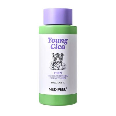 تونر اسنسی یانگ سیکا PDRN مدی‌پیل ۲۰۰ میل | MEDI-PEEL Young Cica PDRN Trouble Soothing Essence Toner