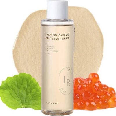 تونر سالمون و سنتلا هوبلو ۲۰۰ میل | HEVEBLUE Salmon Caring Centella Toner