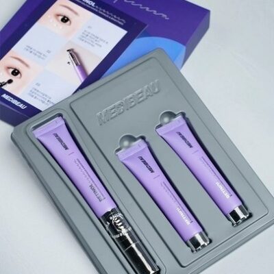 پک کرم دورچشم رتینول مدی‌بیو با ماساژور و دو یدک | MEDIBEAU Retinol Eye Cream Set