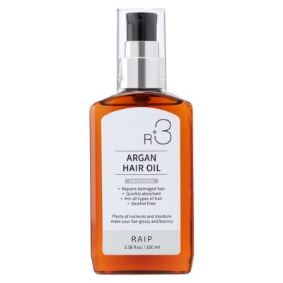 روغن مو آرگان ریپ R3 مدل بدون رایحه ۱۰۰ میل | RAIP R3 Argan Hair Oil Unscented